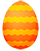 orange easter egg